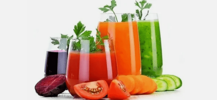 Japanese nutrition juices vegetables and fruits