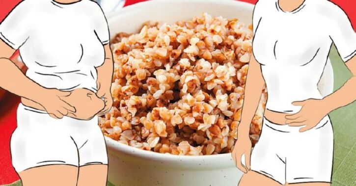 Slimming in buckwheat crust
