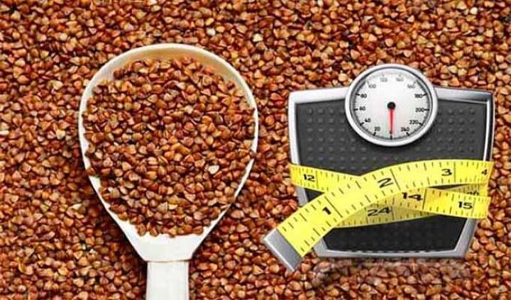 The buckwheat diet reduces weight