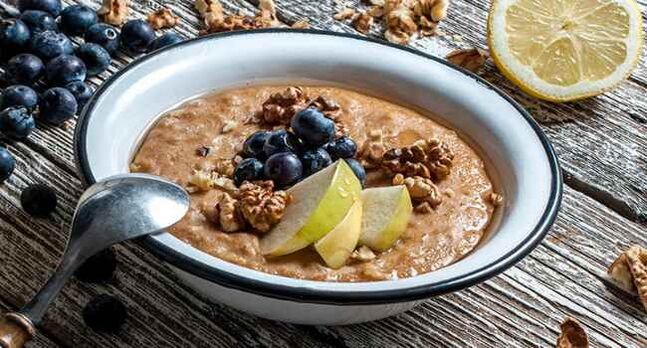 Cream soup varies the menu for gout