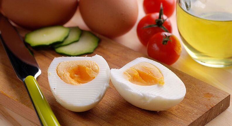boiled egg and vegetables for weight loss